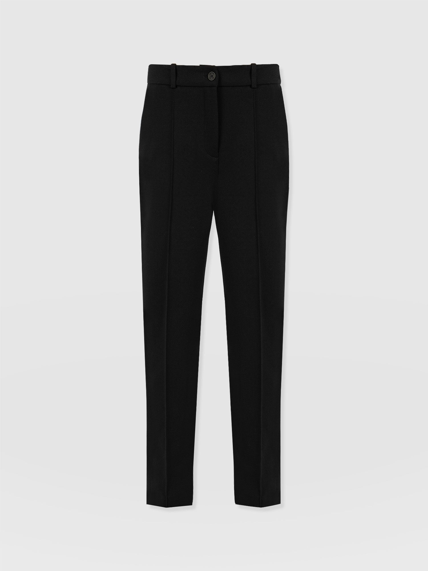 Cambridge Tapered Pant - Black - Women's Trouserss | Saint + Sofia® EU